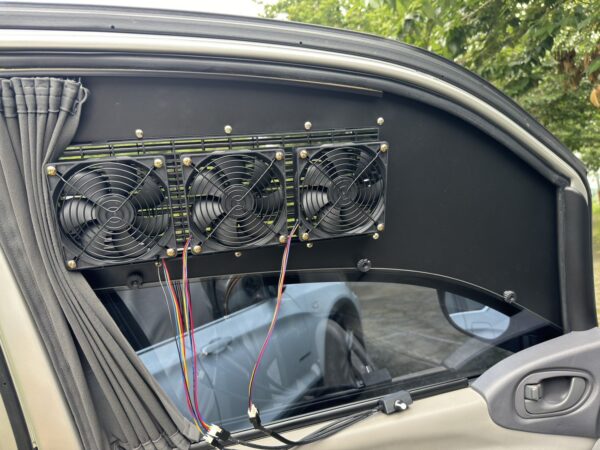 A177 客製窗板三排風扇 免DIY裁切窗板